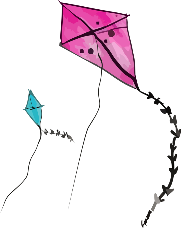 Makar Sankranti Kite Line Art For Happy Themes Transparent PNG Image