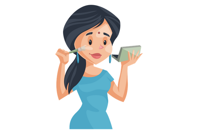 Doing Girl Makeup Free PNG HQ Transparent PNG Image