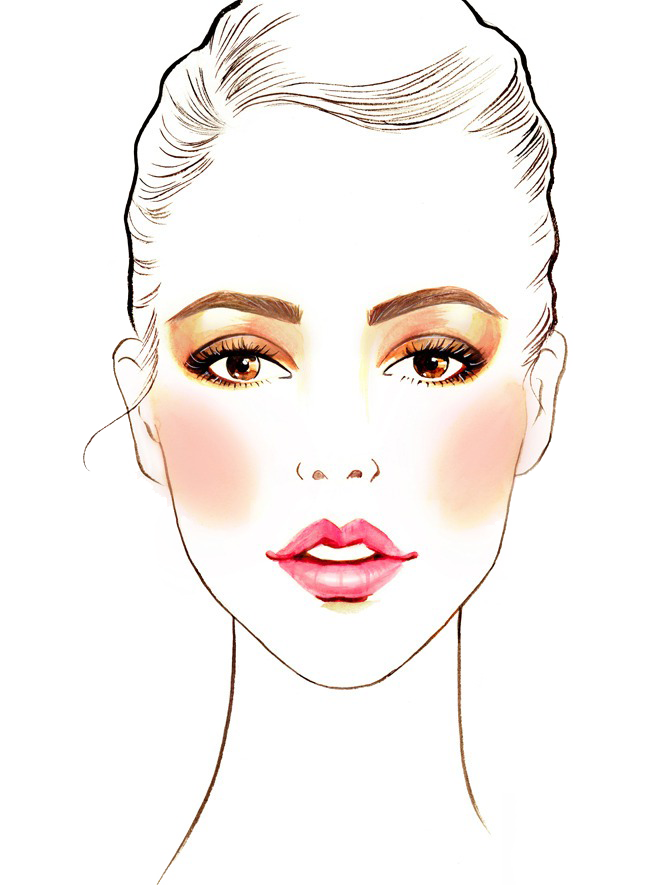 Fashion Makeup Illustration Chanel Cosmetics Female Drawing Transparent PNG Image