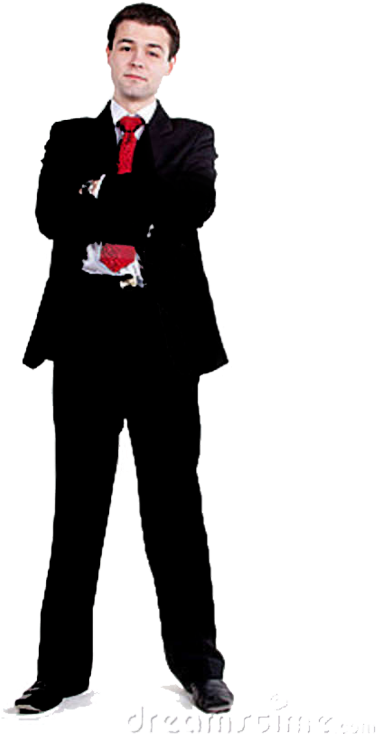 Standing Man Business Formal Free Transparent Image HD Transparent PNG Image