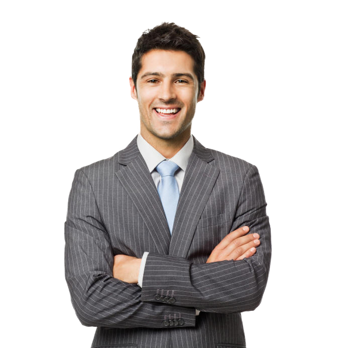 Standing Smiling Business Man Free HQ Image Transparent PNG Image