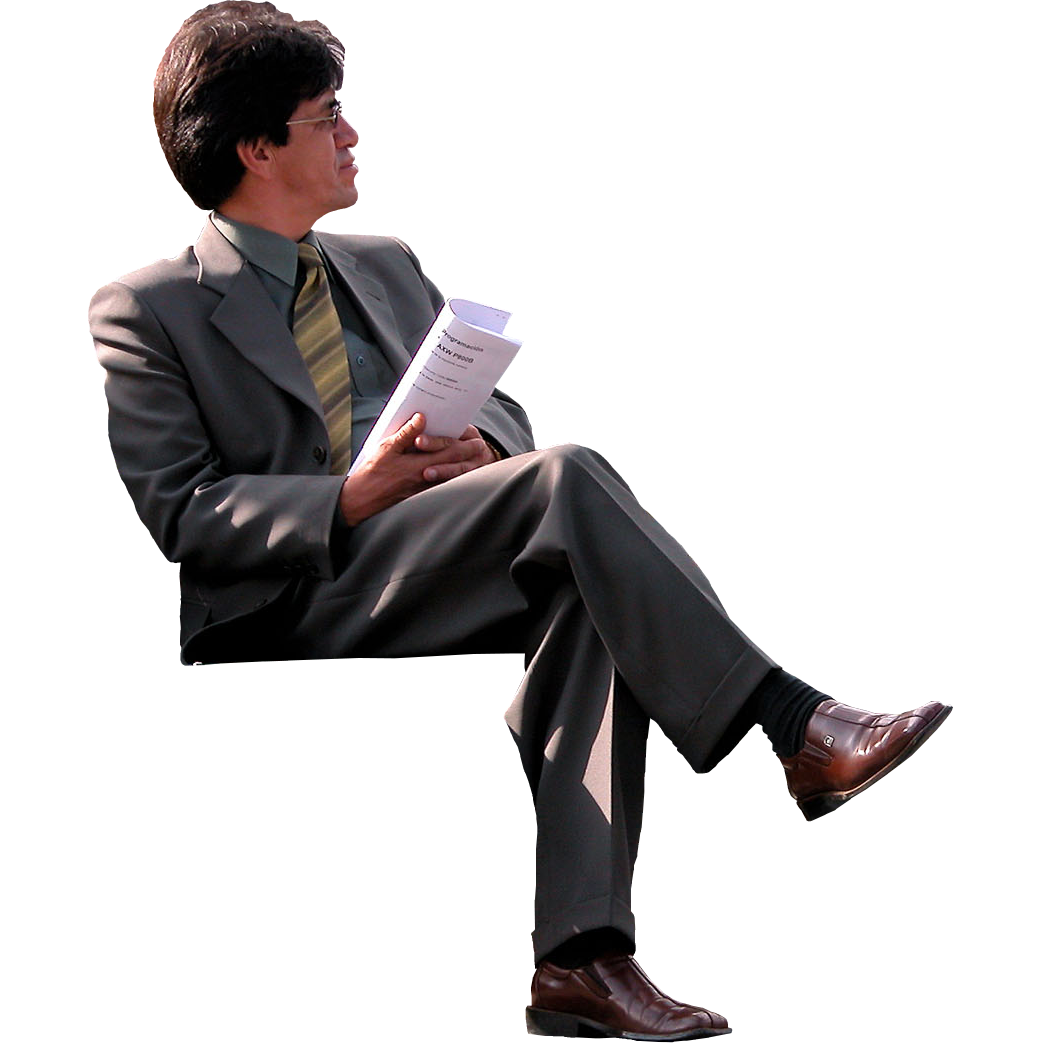 Sitting Man Photos Transparent PNG Image