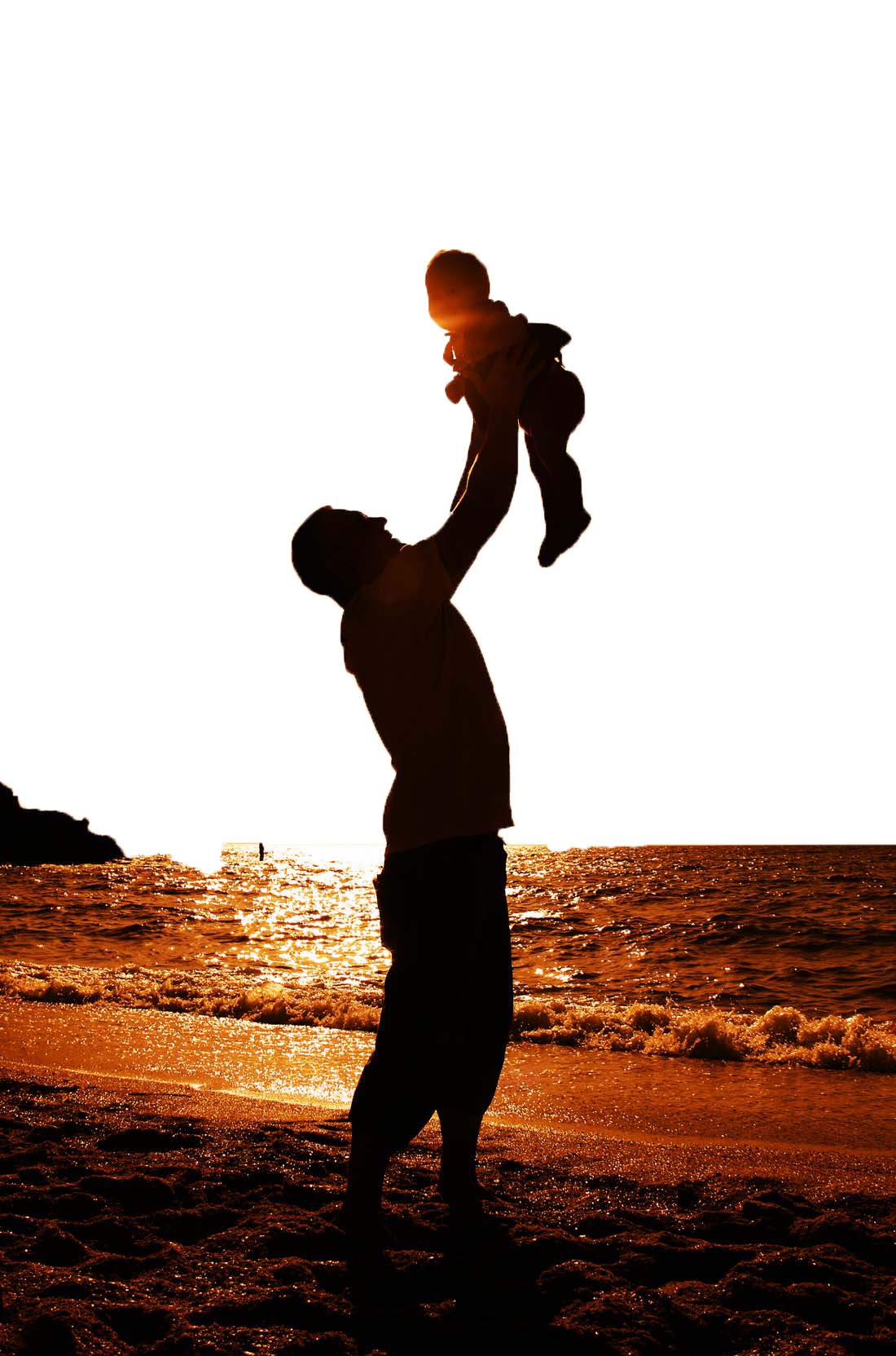 Recreation Silhouette Family Fathers Father Day Transparent PNG Image