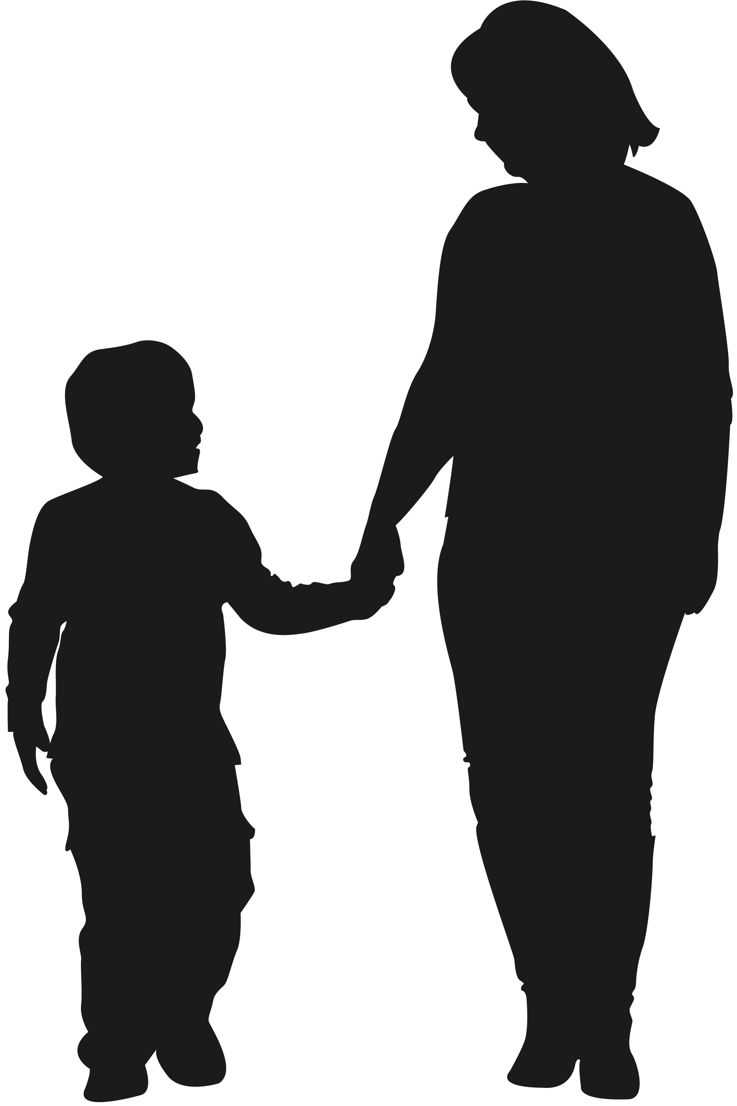 Standing Silhouette Human Mother Behavior Child Transparent PNG Image