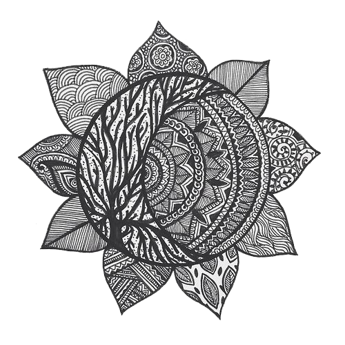 Mandala Tattoos Transparent Transparent PNG Image