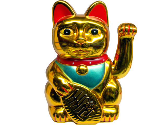 Maneki Neko Transparent Background Transparent PNG Image