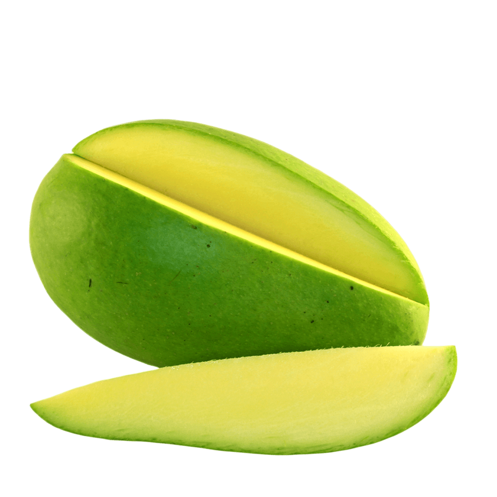 Green Mango Slice Transparent PNG Image