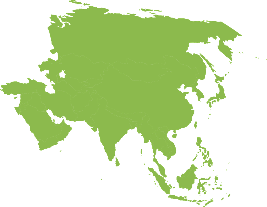 Map Asia Free HQ Image Transparent PNG Image