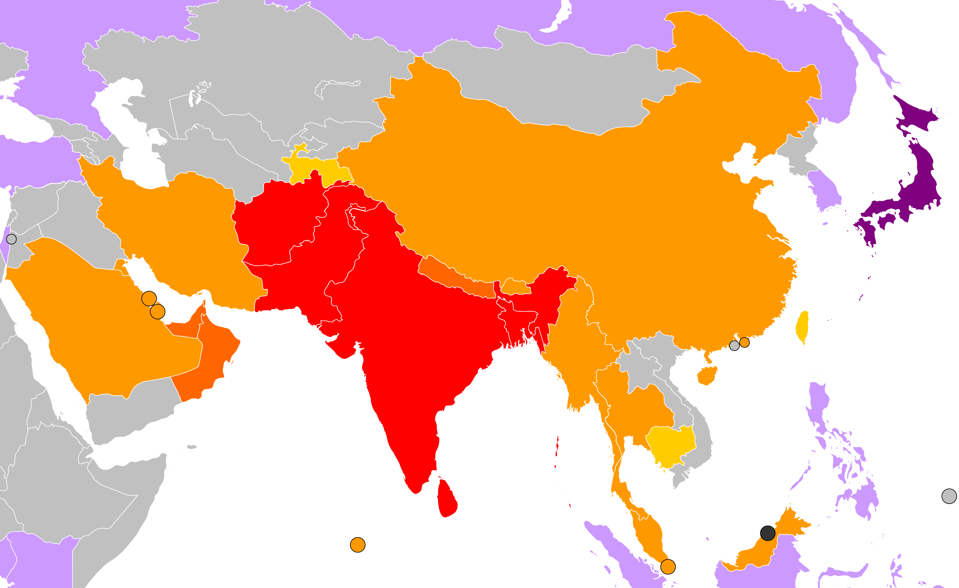 Map Asia Free PNG HQ Transparent PNG Image