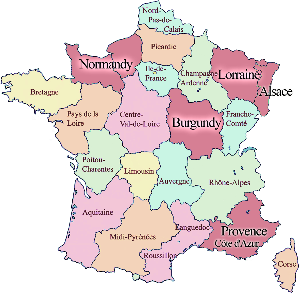 Map France Download HD Transparent PNG Image