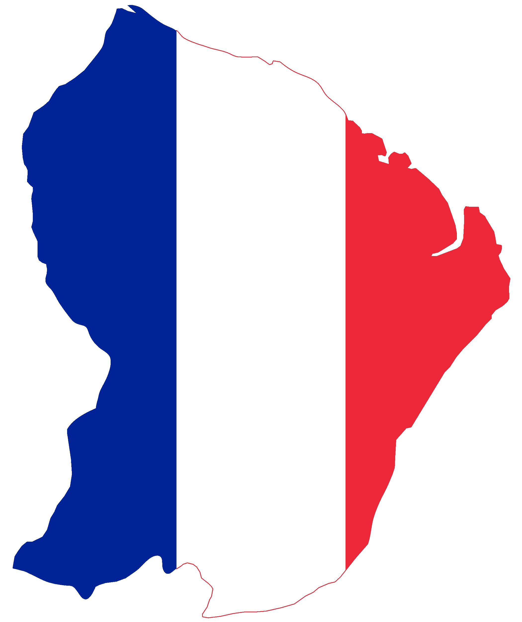 Map Region France Free Clipart HD Transparent PNG Image