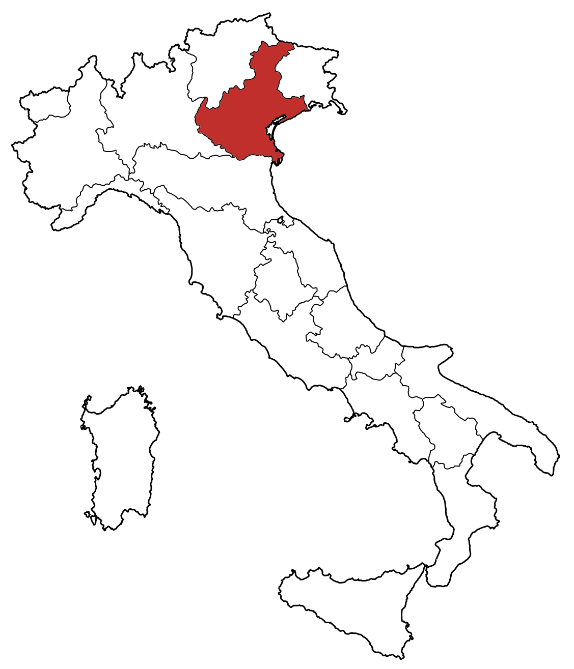 Map Coloring Italy Of Regions Book Blank Transparent PNG Image