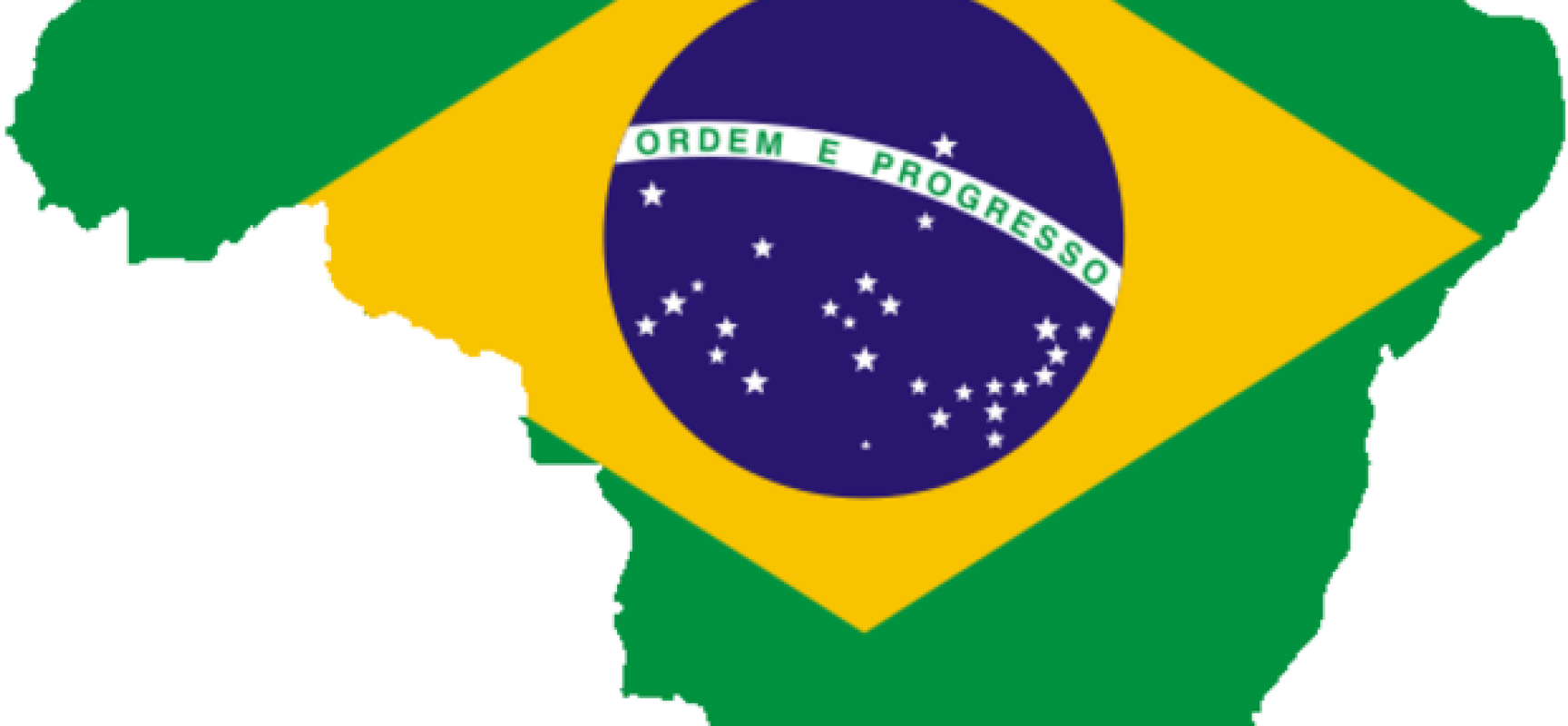 Brazil Map Of Yellow Flag Green Transparent PNG Image