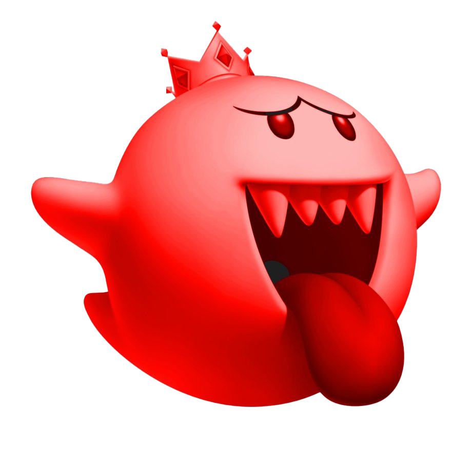 Mario Boo Super Bros King Transparent PNG Image