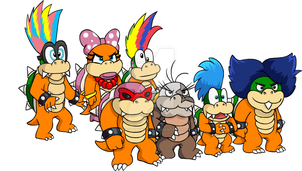 Mario Super Bros Koopalings HQ Image Free Transparent PNG Image