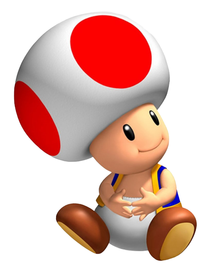 Toad Mario Super Bros Free Clipart HD Transparent PNG Image