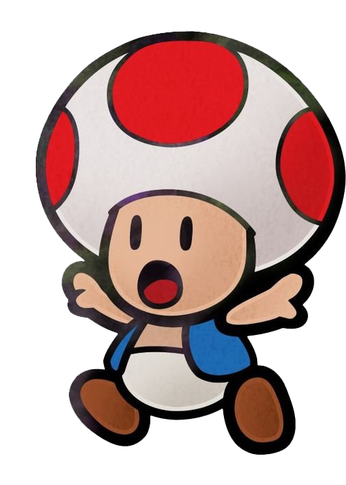 Toad Mario Super Bros Free PNG HQ Transparent PNG Image