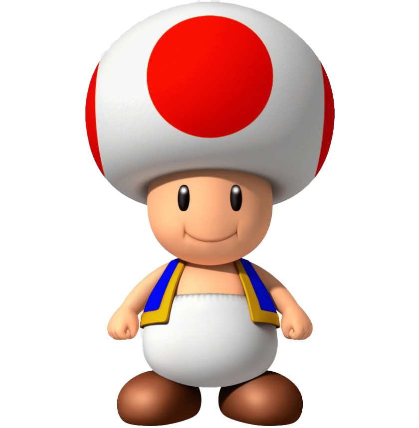 Toad Mario Super Bros Picture Transparent PNG Image