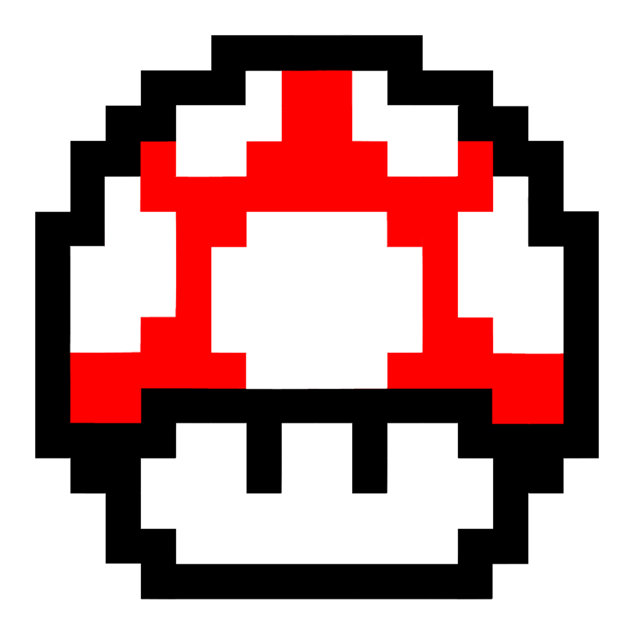 Mushroom Text Bros Mario Super Red Transparent PNG Image