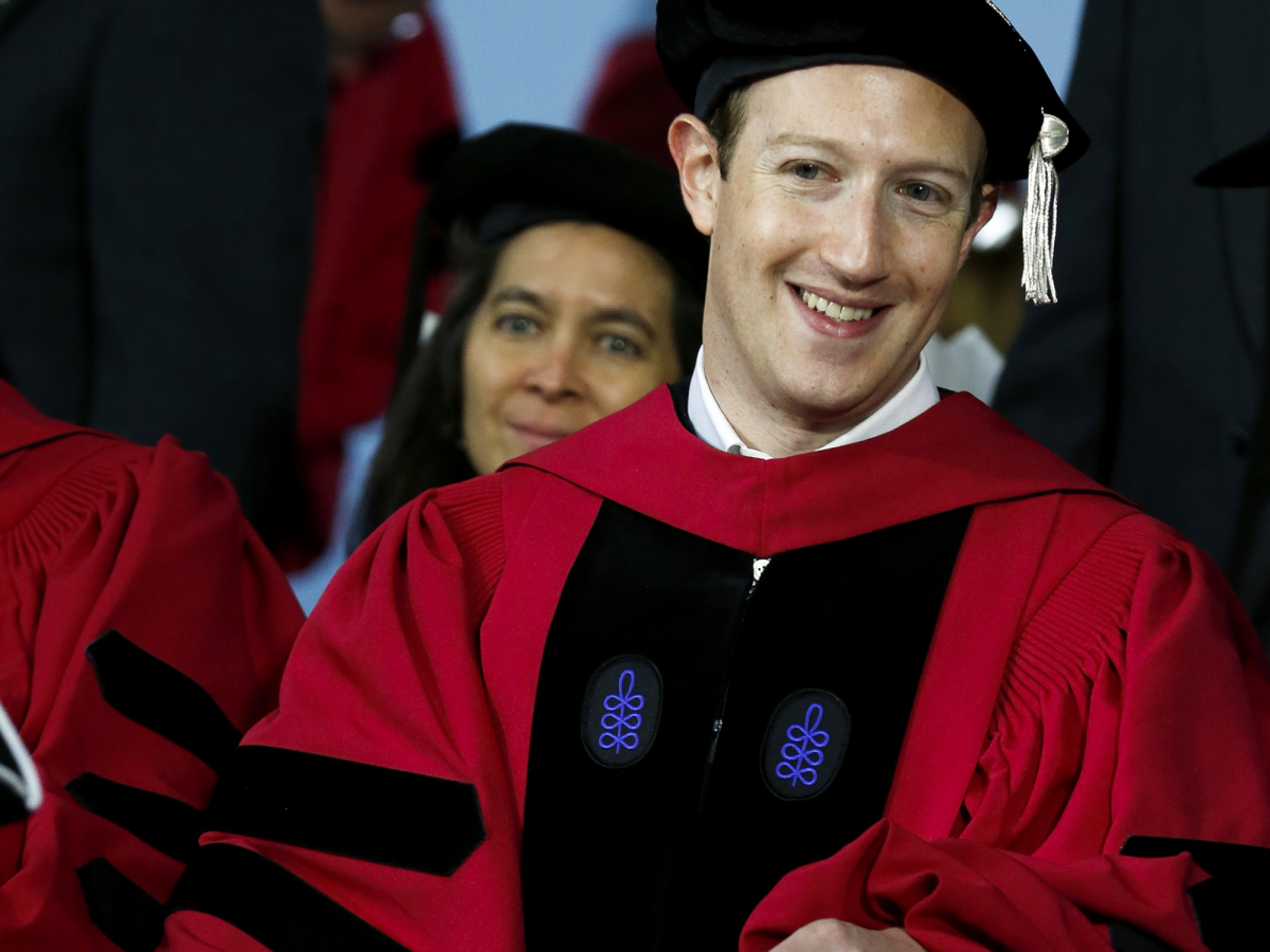 Ceremony Degree University Graduation Mark Zuckerberg Harvard Transparent PNG Image