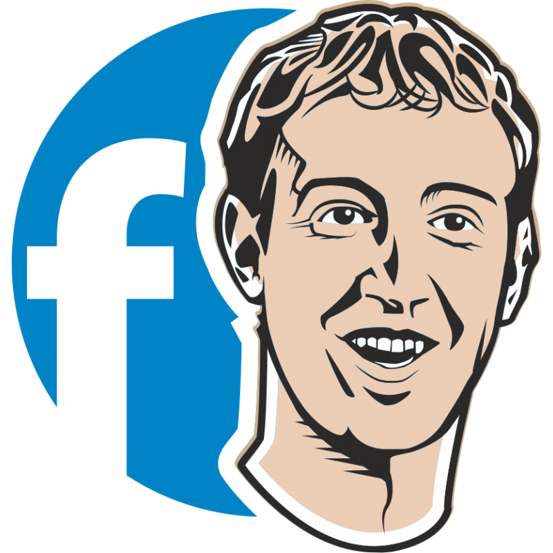 Zuckerberg Portrait Mark Free Download Image Transparent PNG Image