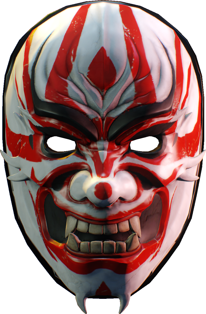 Oni Mask Transparent Transparent PNG Image