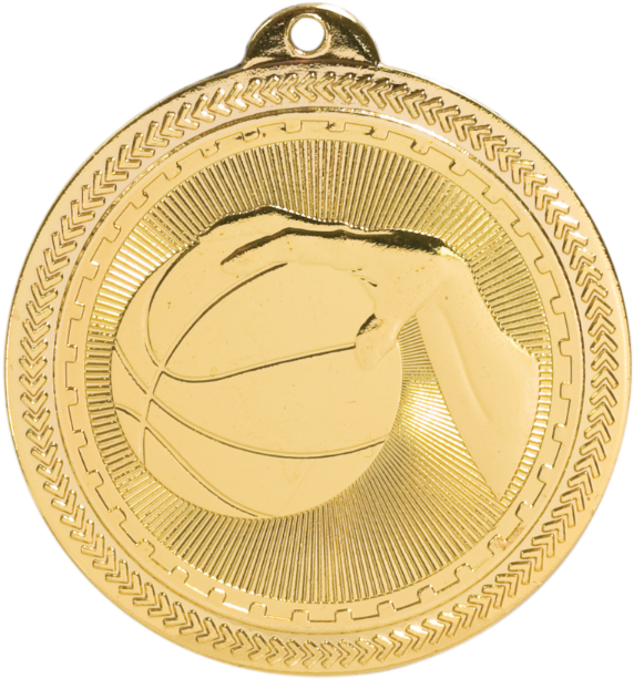 Golden Basketball Medal PNG Image High Quality Transparent PNG Image