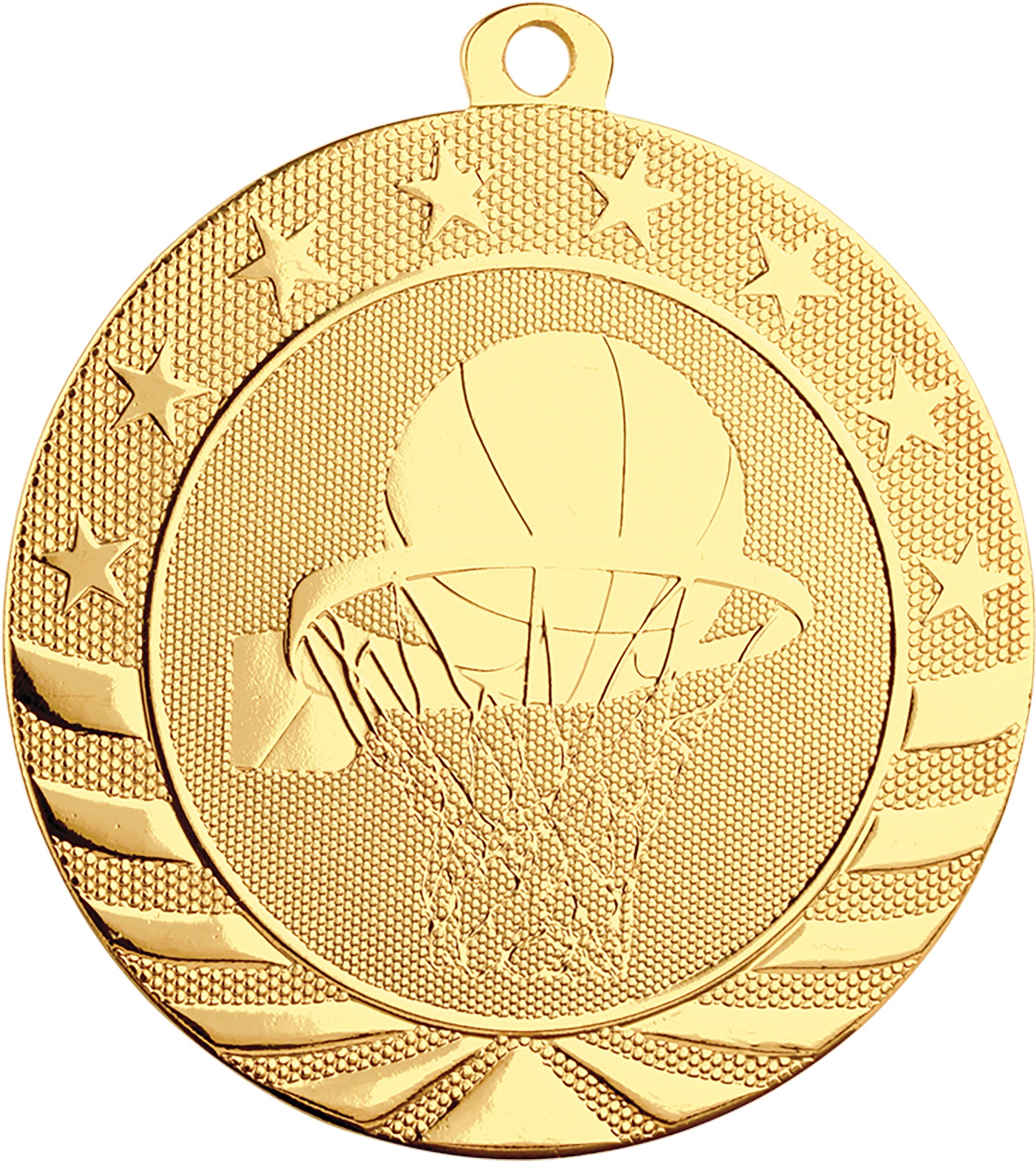 White Basketball Medal Free Clipart HD Transparent PNG Image