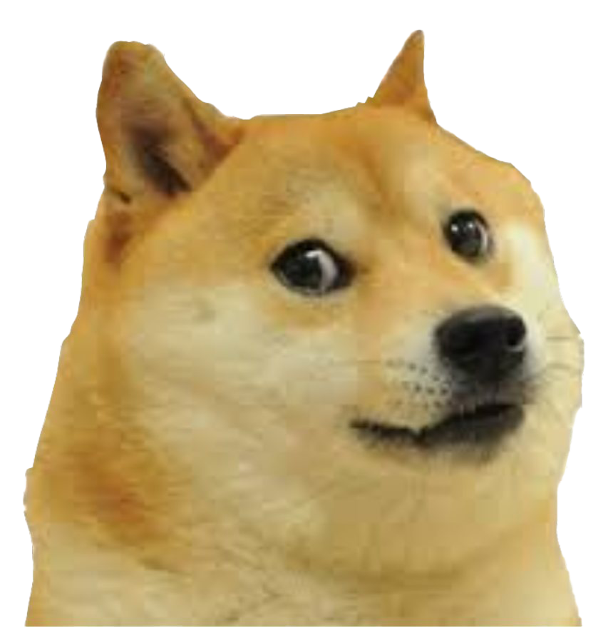 Meme Doge Free PNG HQ Transparent PNG Image