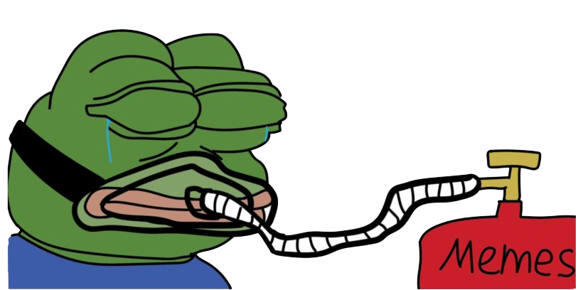 Meme The Pepe Frog Sad Transparent PNG Image