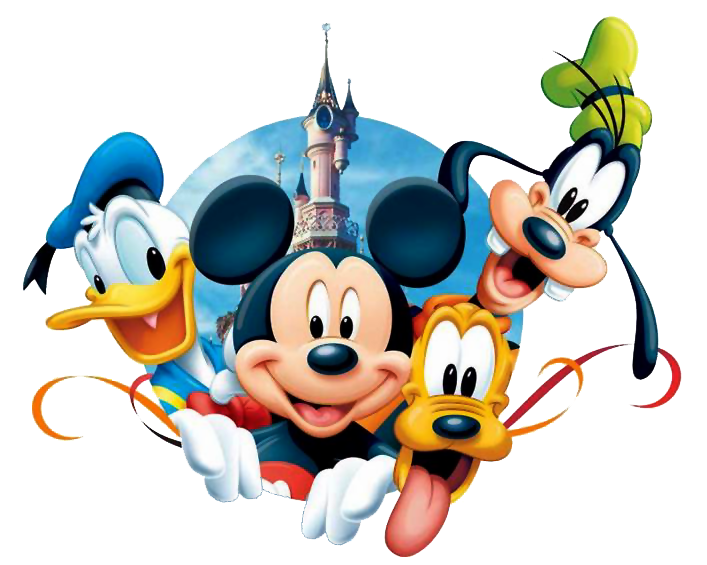 Mickey Minnie Pluto Donald Goofy Duck Mouse Transparent PNG Image