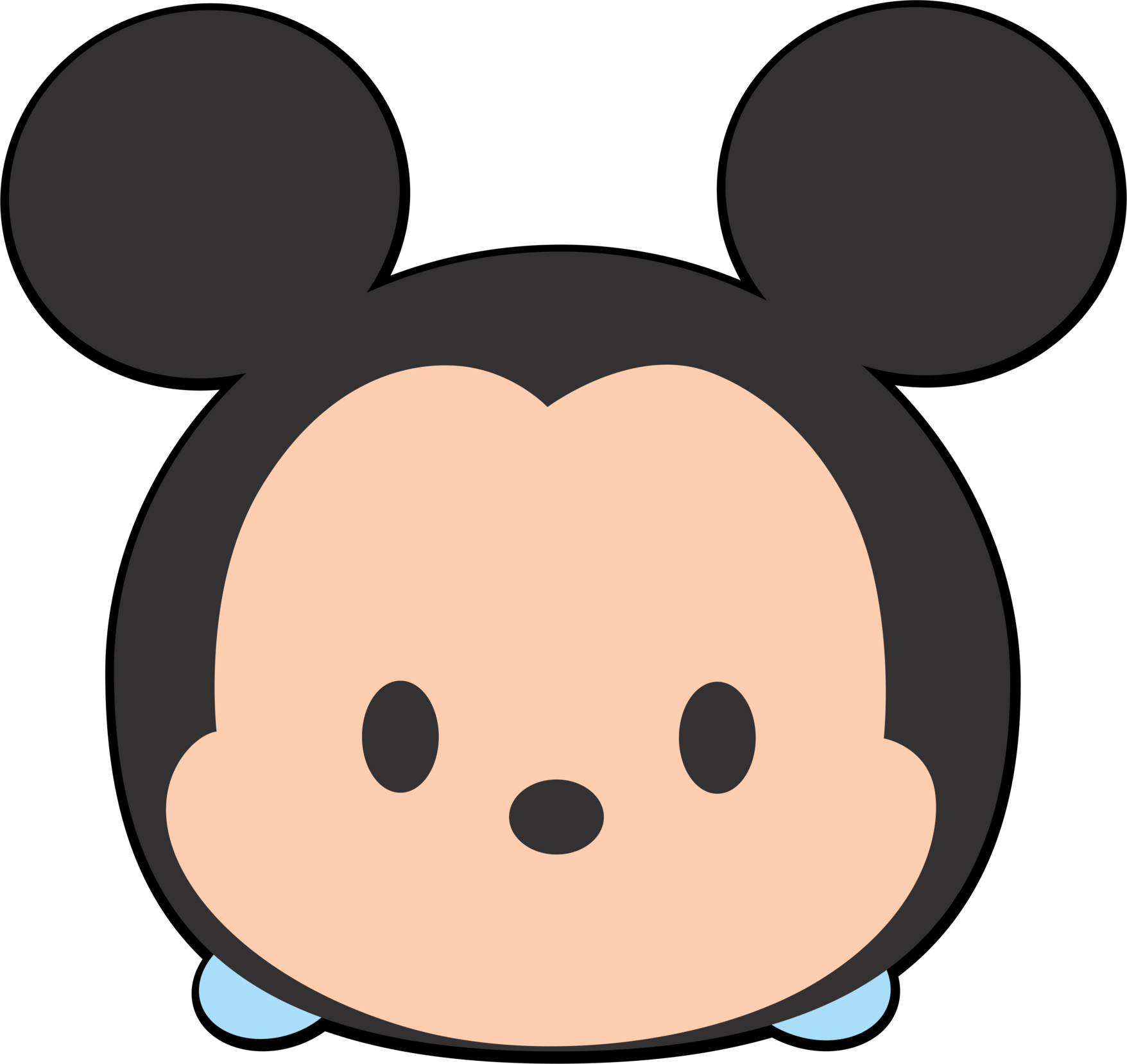 Mickey Tsum Head Minnie Snout Mouse Disney Transparent PNG Image