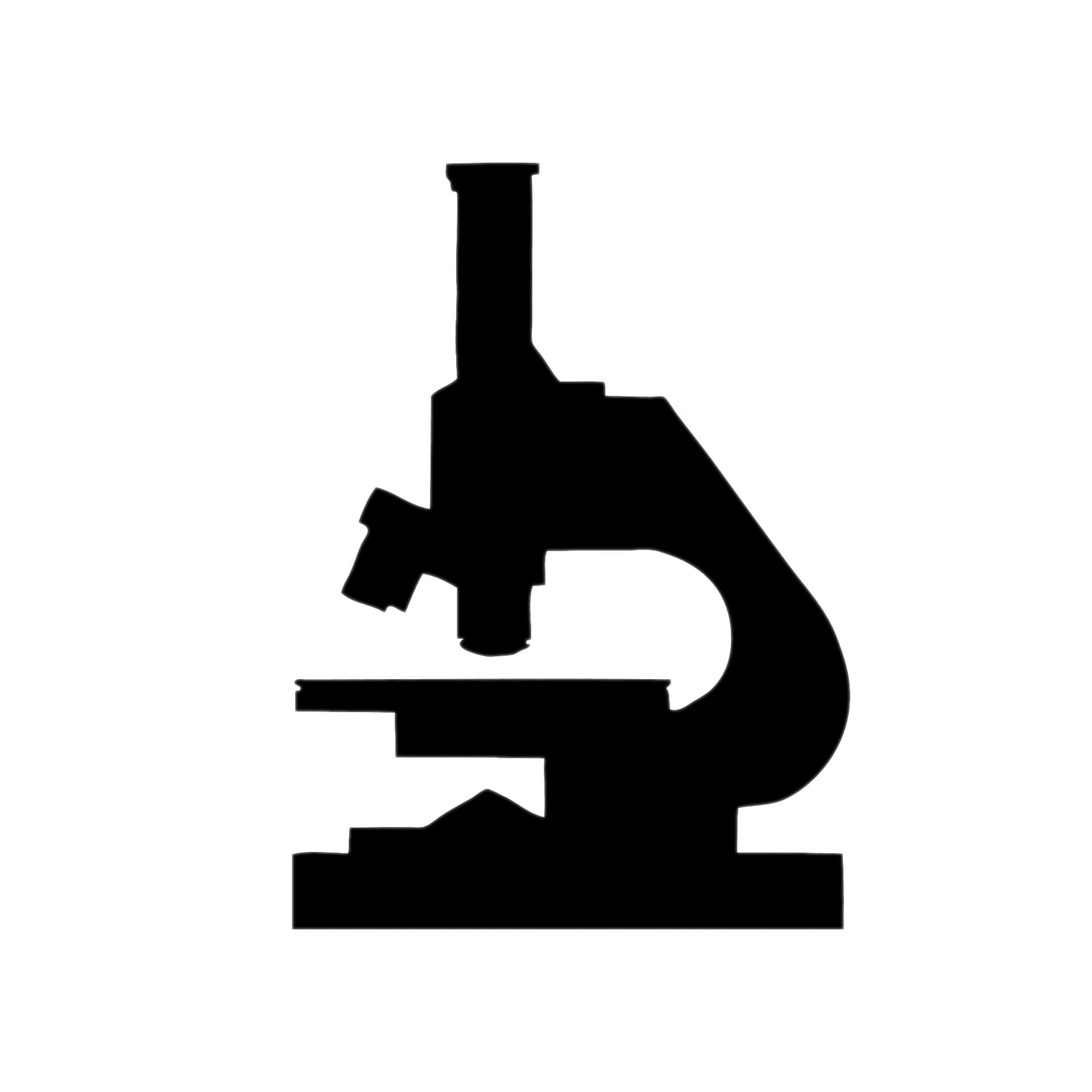 Microscope Silhouette PNG Download Free Transparent PNG Image