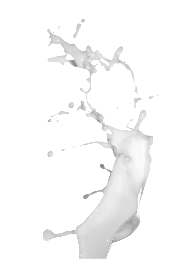 Drop Milk Liquid Free Frame Transparent PNG Image