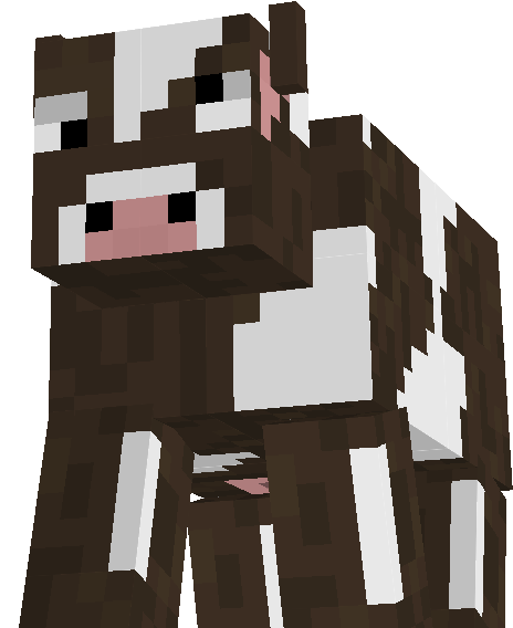 Minecraft Cow Png Transparent PNG Image