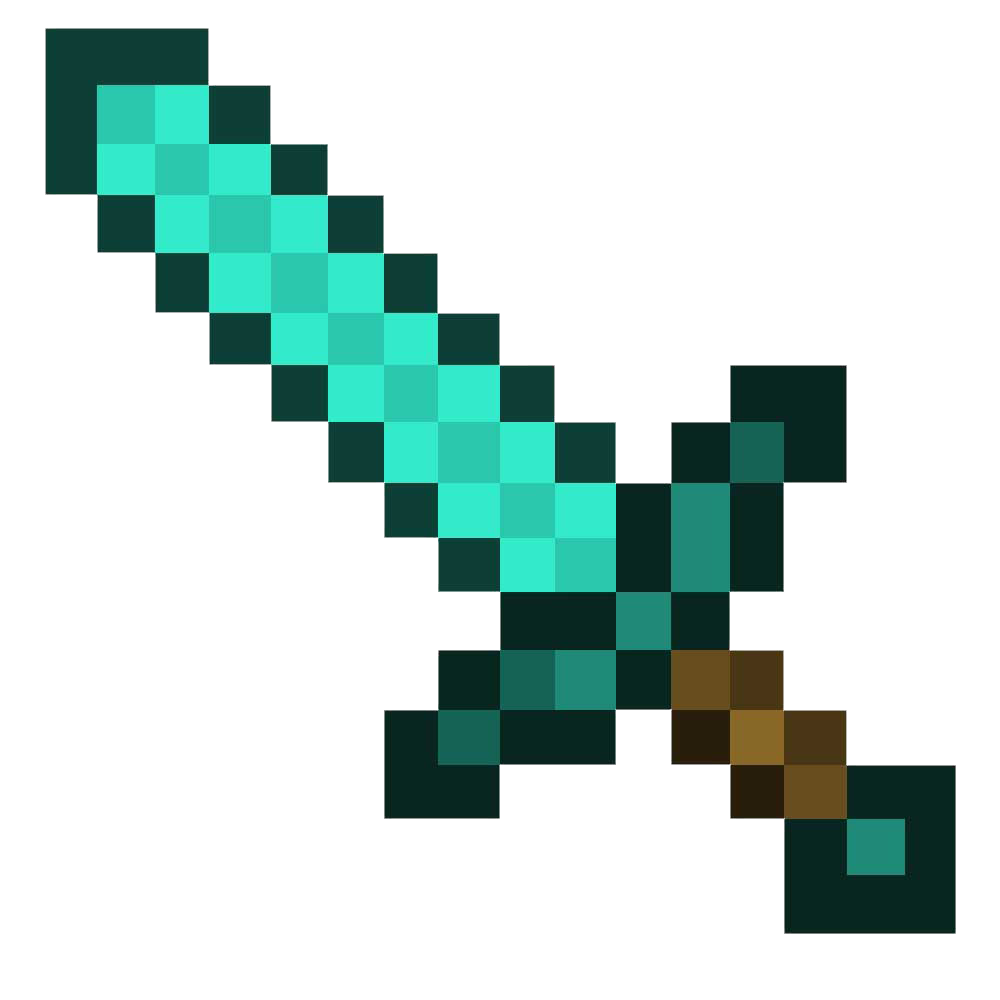 Minecraft Sword Png Transparent PNG Image