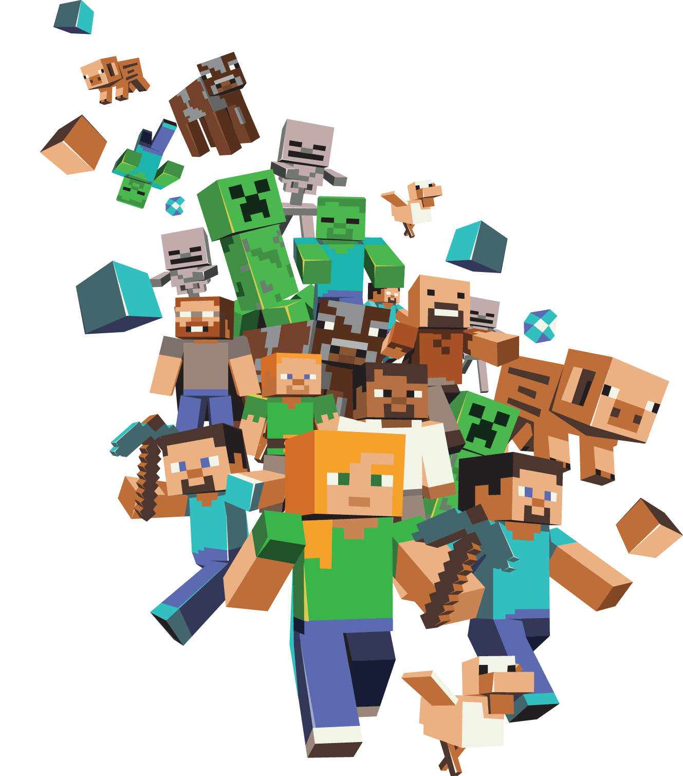 Minecraft Characters Png Transparent PNG Image