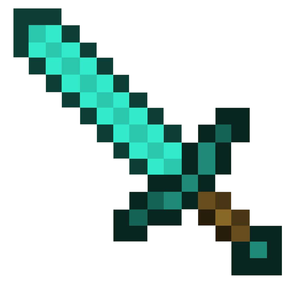 Angle Symbol Diamond Minecraft Sword PNG File HD Transparent PNG Image