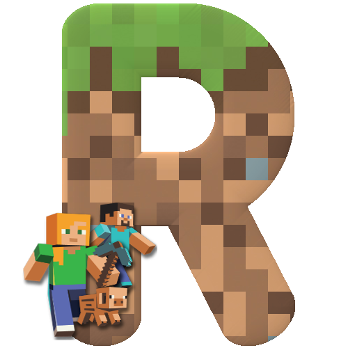 Alphabet Square Minecraft Letter Free Download PNG HQ Transparent PNG Image