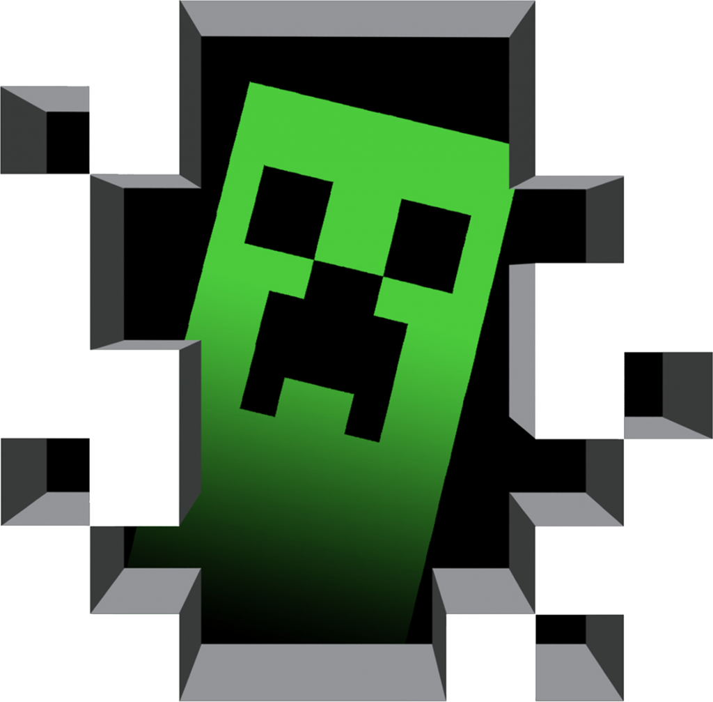 Creeper Sticker Minecraft Brand Logo Free Download PNG HQ Transparent PNG Image