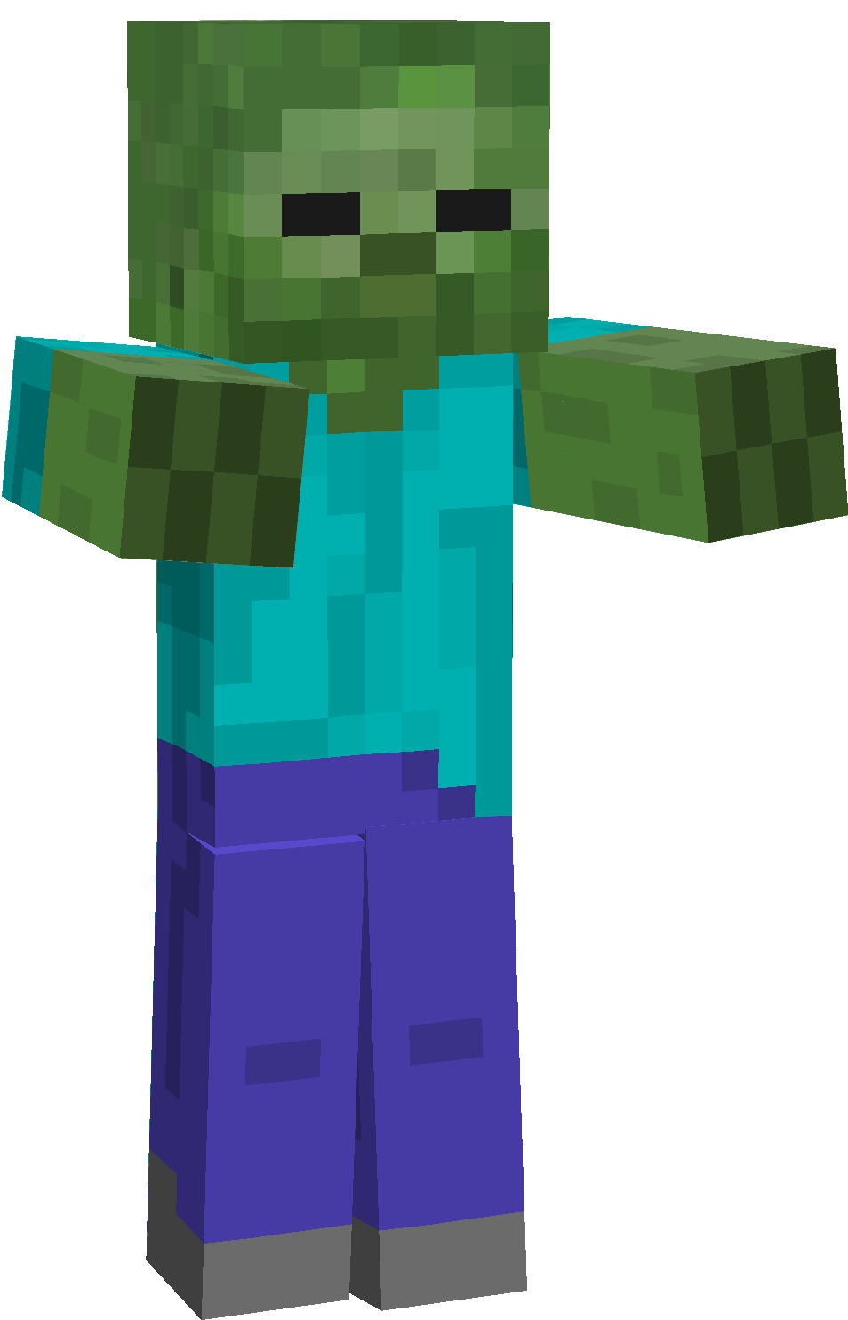 Minecraft Zombie Png Transparent PNG Image