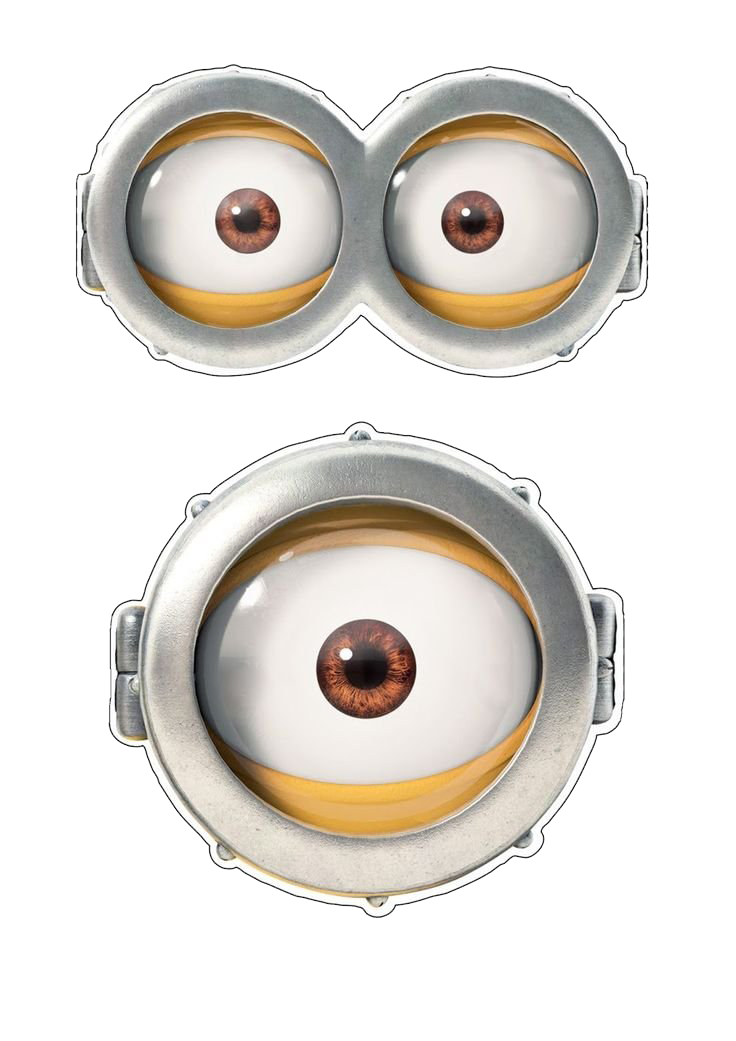 Minion Eyes HQ Image Free Transparent PNG Image