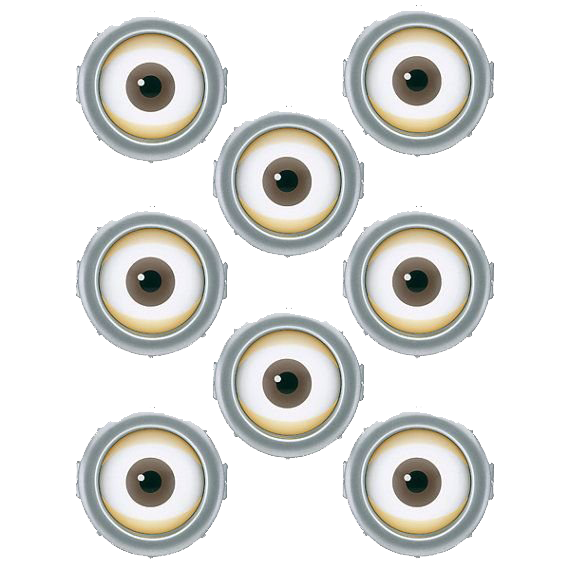 Minion Picture Eyes Free PNG HQ Transparent PNG Image