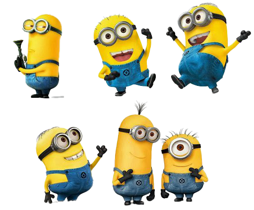 Group Minions Free Clipart HQ Transparent PNG Image