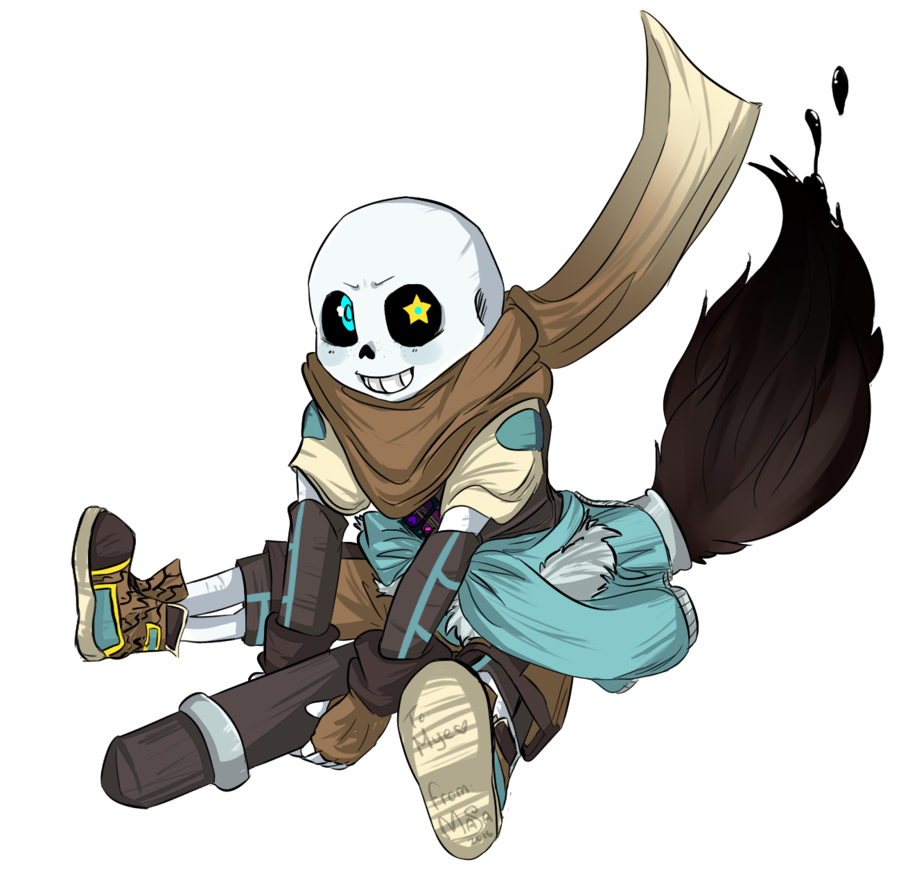 Undertale Character Fictional Figurine Au Ink Transparent PNG Image