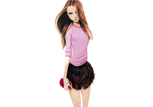 Fashion Girl Picture Transparent PNG Image