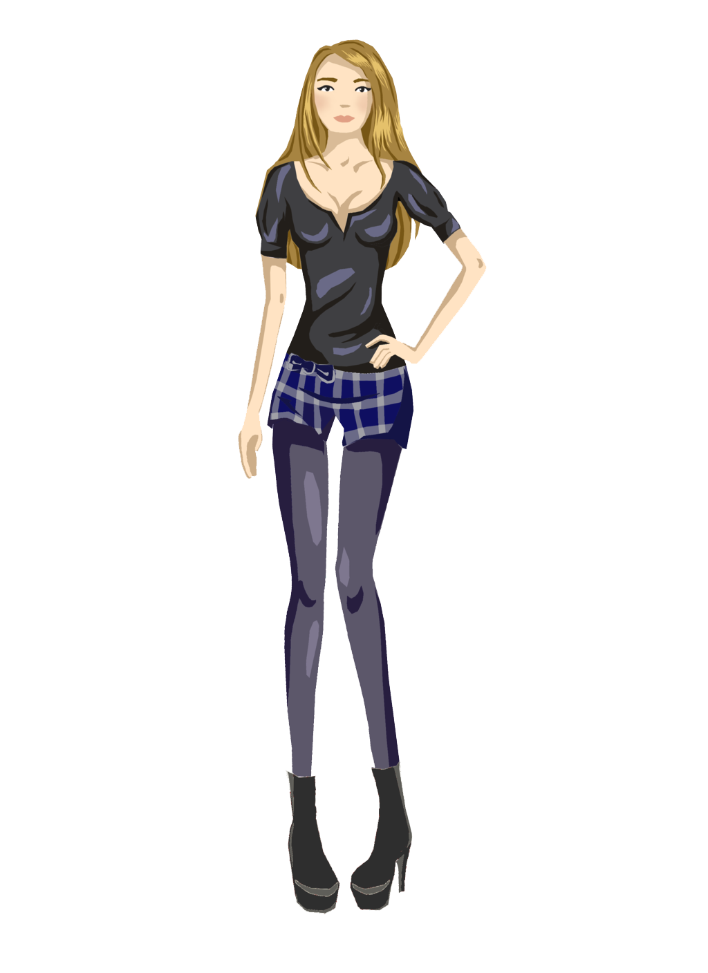 Fashion Model Transparent PNG Image