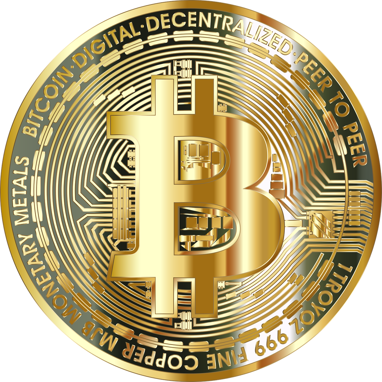 Vector Bitcoin Free Clipart HQ Transparent PNG Image