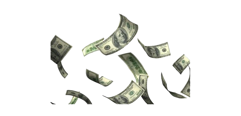 Money Falling Pic Notes Free Clipart HD Transparent PNG Image