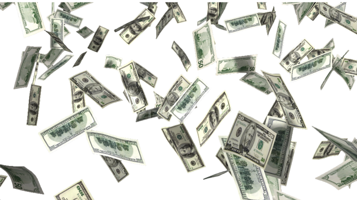 Money Falling Notes PNG Download Free Transparent PNG Image